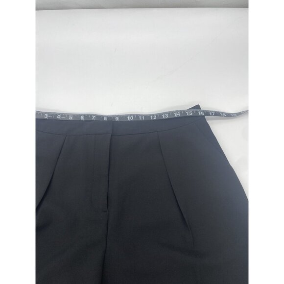 WHBM High Rise Wide Leg Crop Black Pants Sz 10 Career Travel Casual Party NEW - Picture 4 of 4